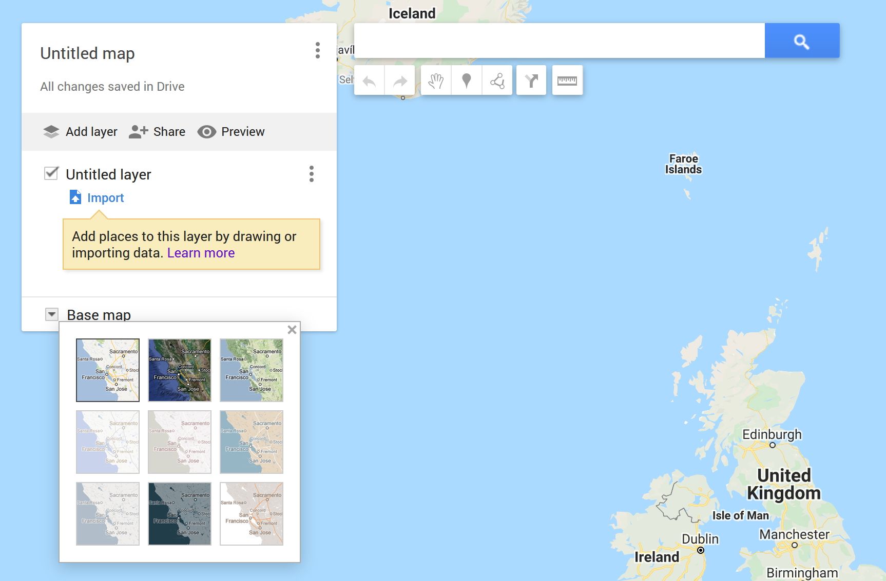 google maps new untitled map