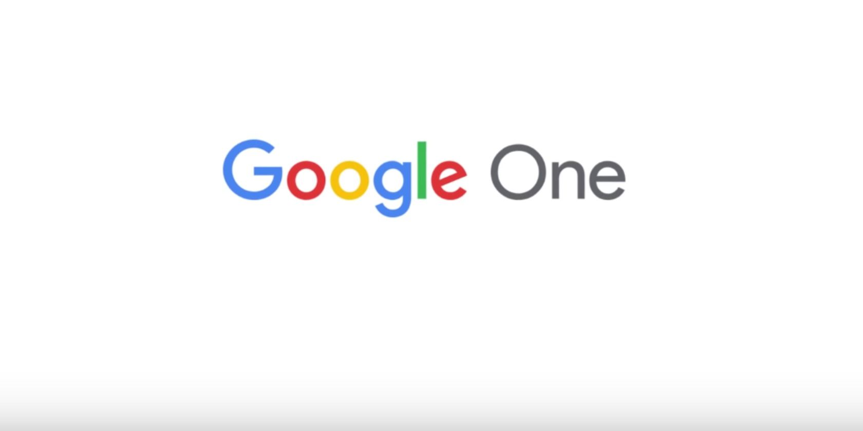 Google One logo on white background