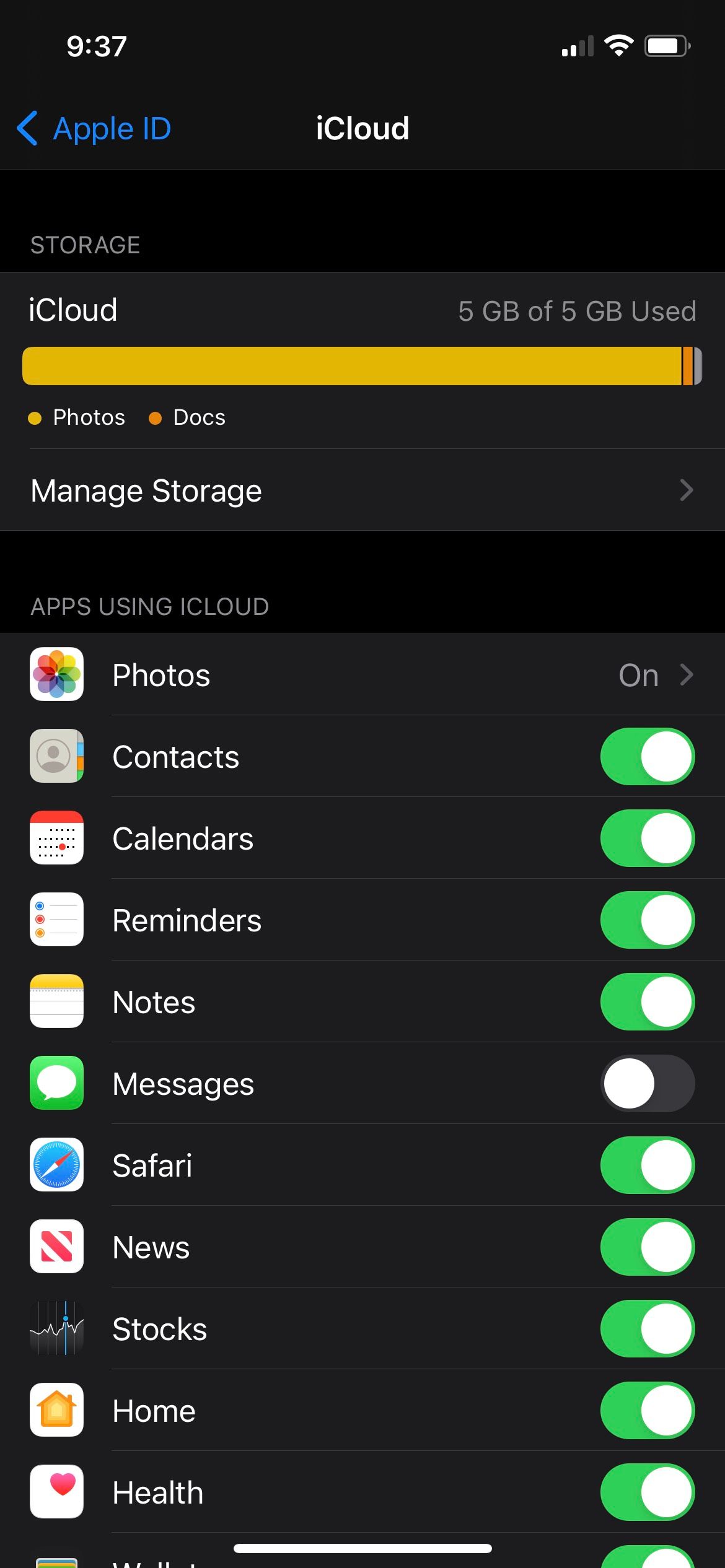 what are the icloud storage plans