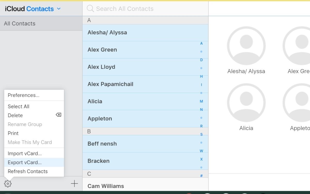 So verlassen Sie iCloud und das Apple-Ökosystem richtig - icloud contacts