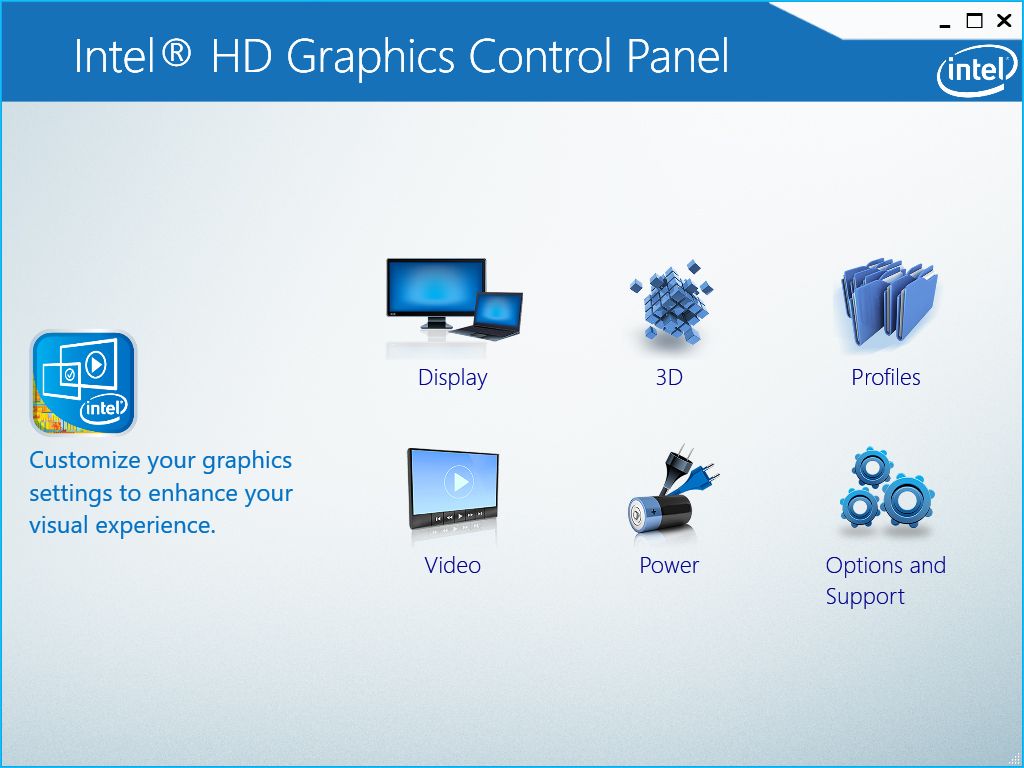 Intel HD Graphics Control Panel