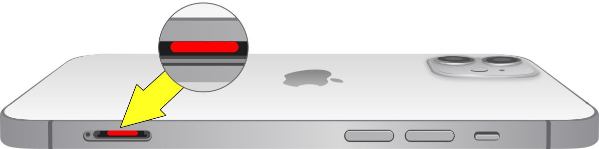 iPhone 12 liquid indicator