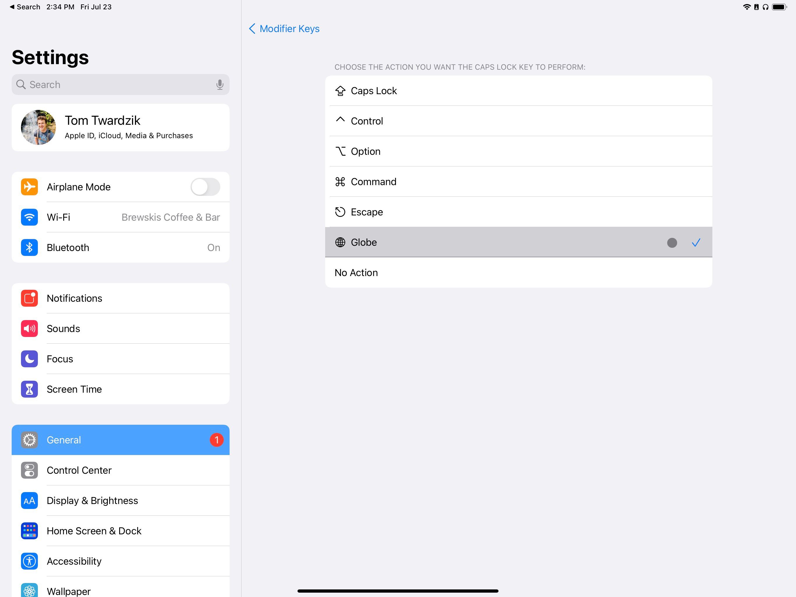 keyboard settings modifier keys - Guida a tutte le nuove scorciatoie da tastiera globali in arrivo su iPadOS 15
