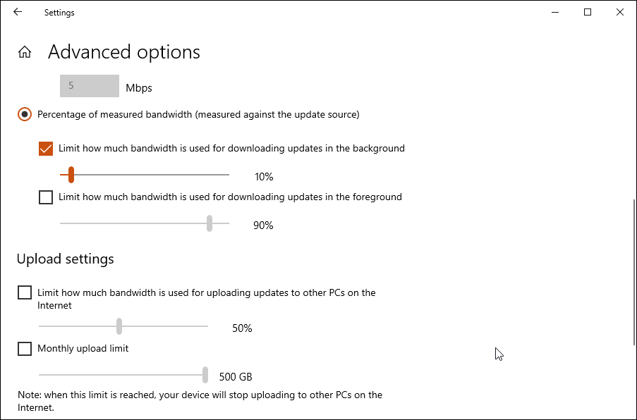 limit internet bandwidth usage windows updates - 9 modi per correggere il ping elevato su Windows 10