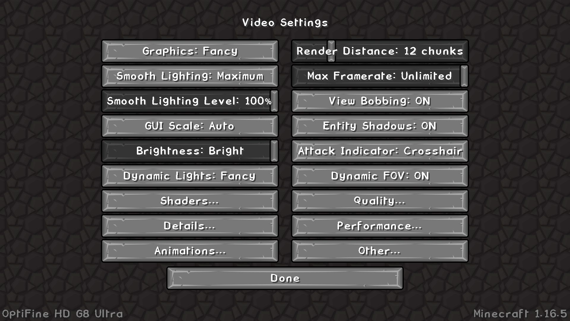 minecraft video settings with optifine installed - Come installare OptiFine per Minecraft