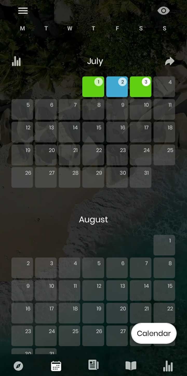 moodflow mood calendar screenshot