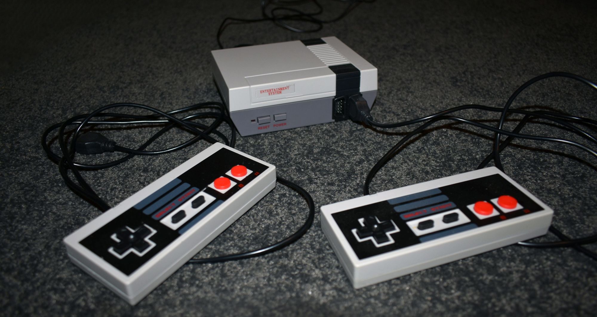 Nintendo Entertainment System With Controllers
