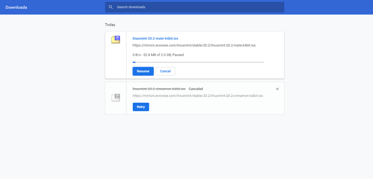 Unterbrochener Download in Google Chrome? Wie man erfolgreich wieder aufnimmt - resume download through chrome download manager 1