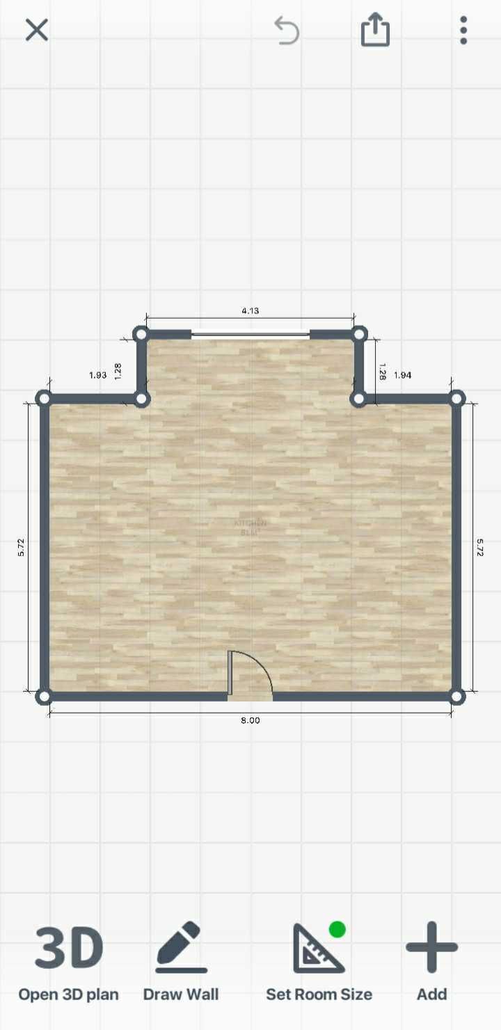 room planner basic template screenshot