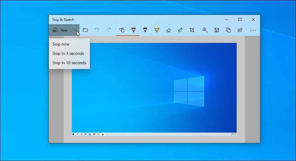 snip and sketch Windows 10 - Come fare uno screenshot su un laptop