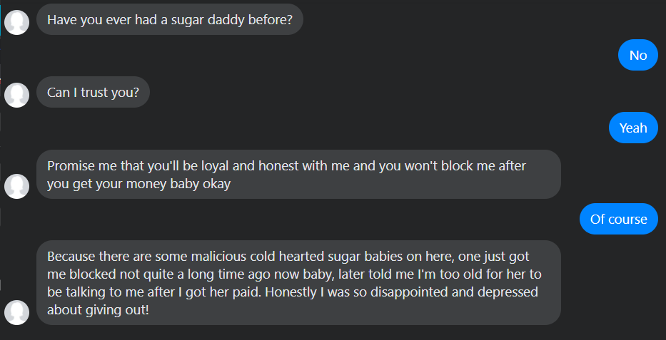 Sugar daddy phone numbers