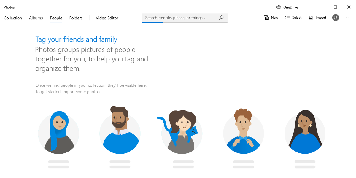 Tag people in Photos app in Windows 10