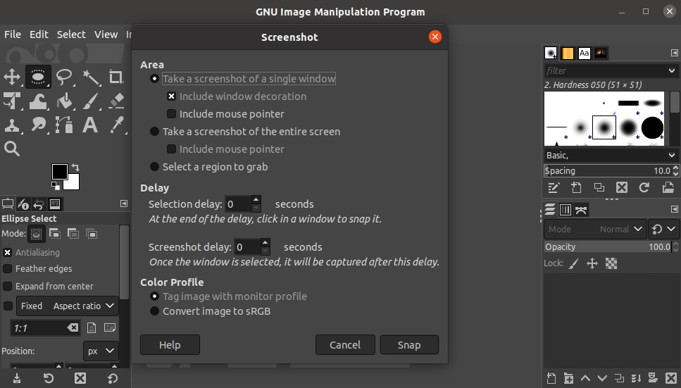taking ubuntu screenshot with terminal - Come installare e utilizzare GIMP su Ubuntu