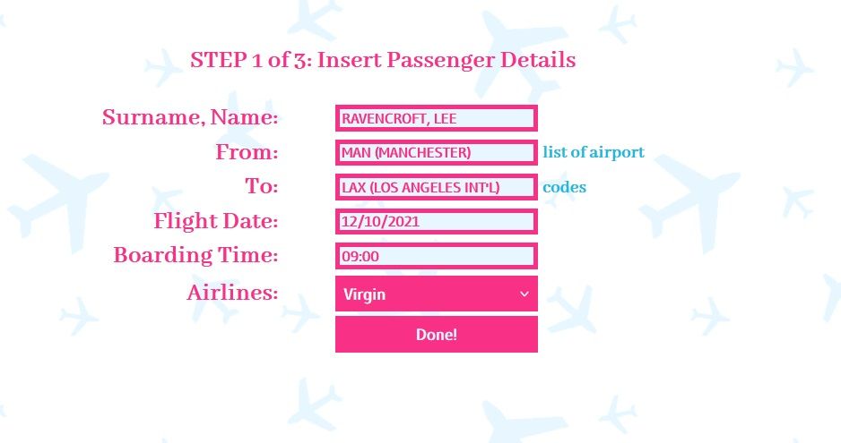 ticket o matic passenger - Ticket-O-Matic è il miglior generatore di biglietti aerei falsi