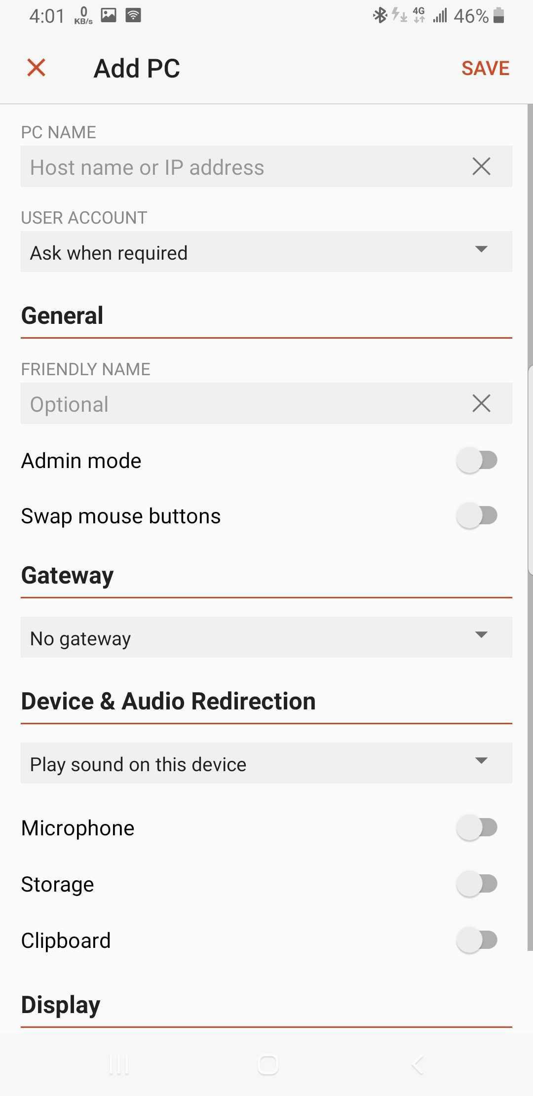 Connect Remote Desktop From Android