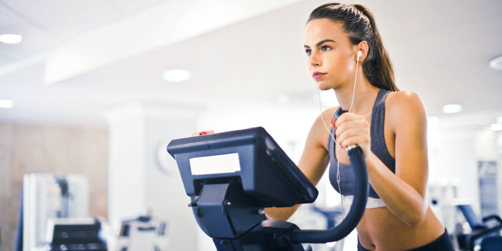 Cardio workouts on an indoor cycle