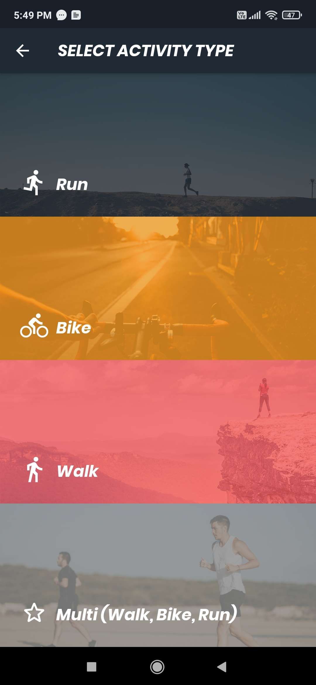 Myles offers different exercises for biking, running, and walking
