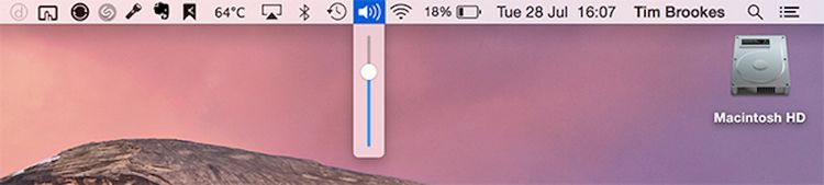 volume control through menu bar - L’audio del Mac non funziona? 7 soluzioni facili per problemi audio su Mac