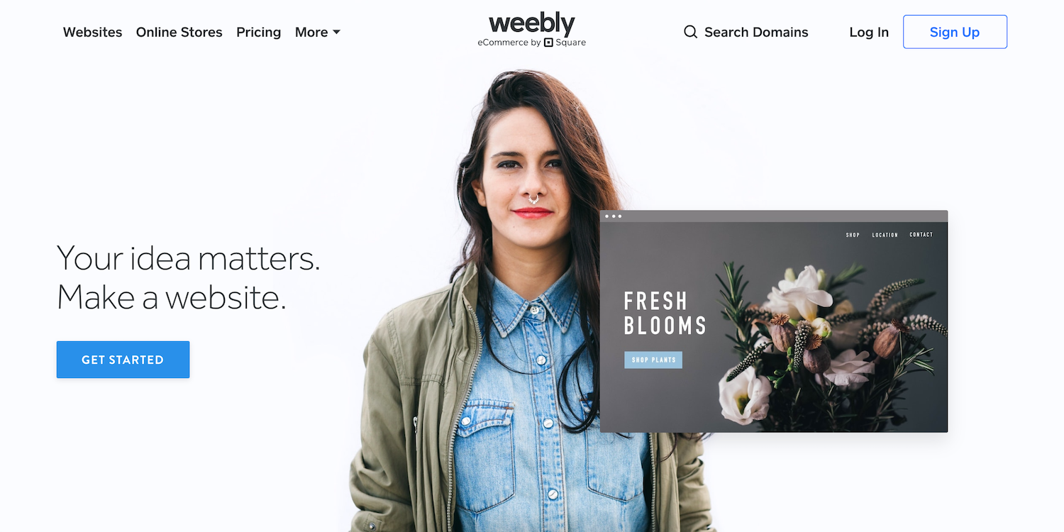 weebly - Le 6 migliori piattaforme di blog gratuite