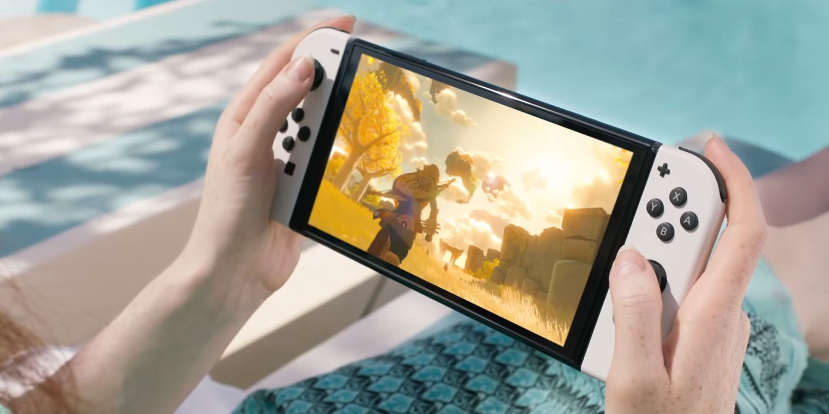 Gaming on Nintendo Switch OLED model