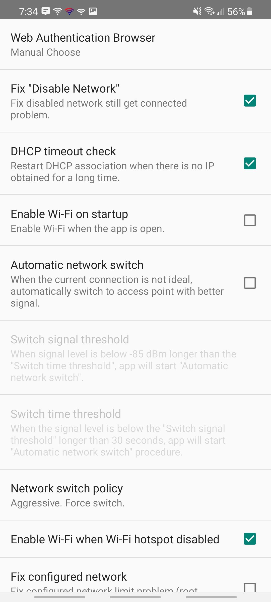 wifi connection manager settings 2021 july