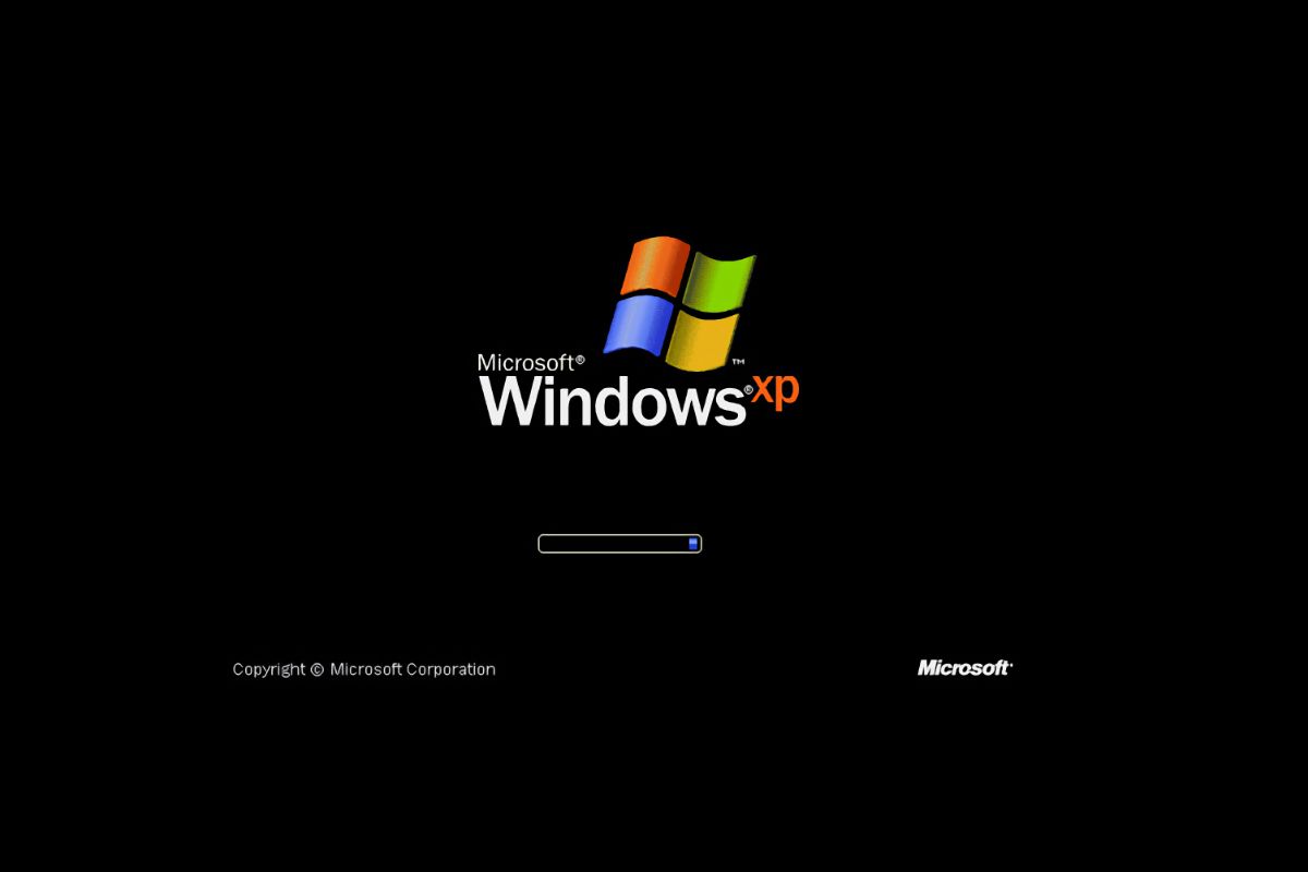 windows XP splash screen