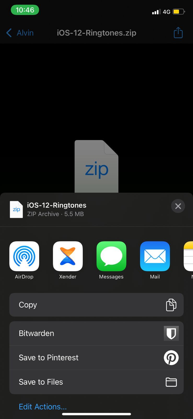 opening zip files on ipad