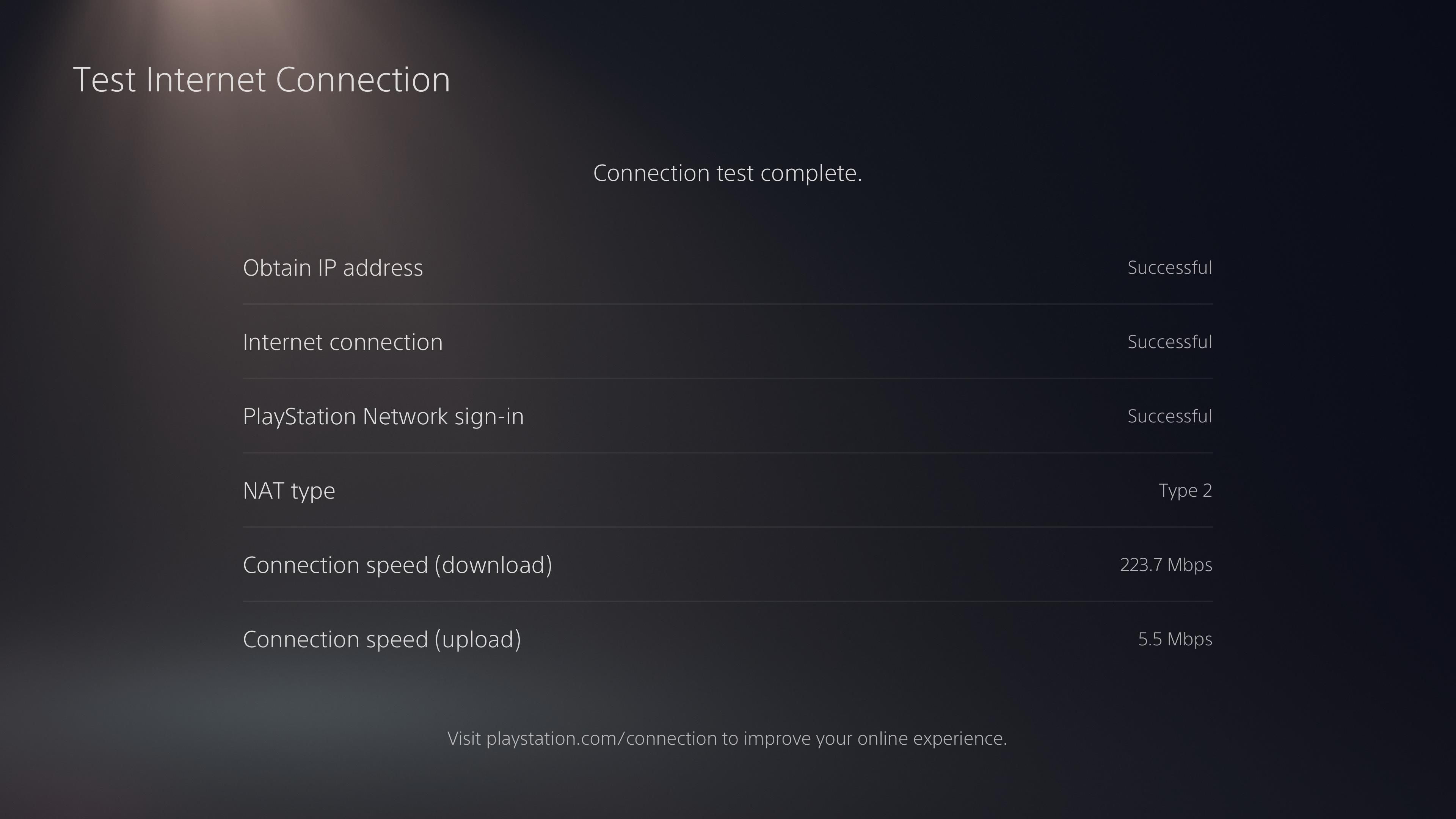 04 PS5 Network Connection Test - Come risolvere i problemi Wi-Fi di PS5: una guida alla risoluzione dei problemi