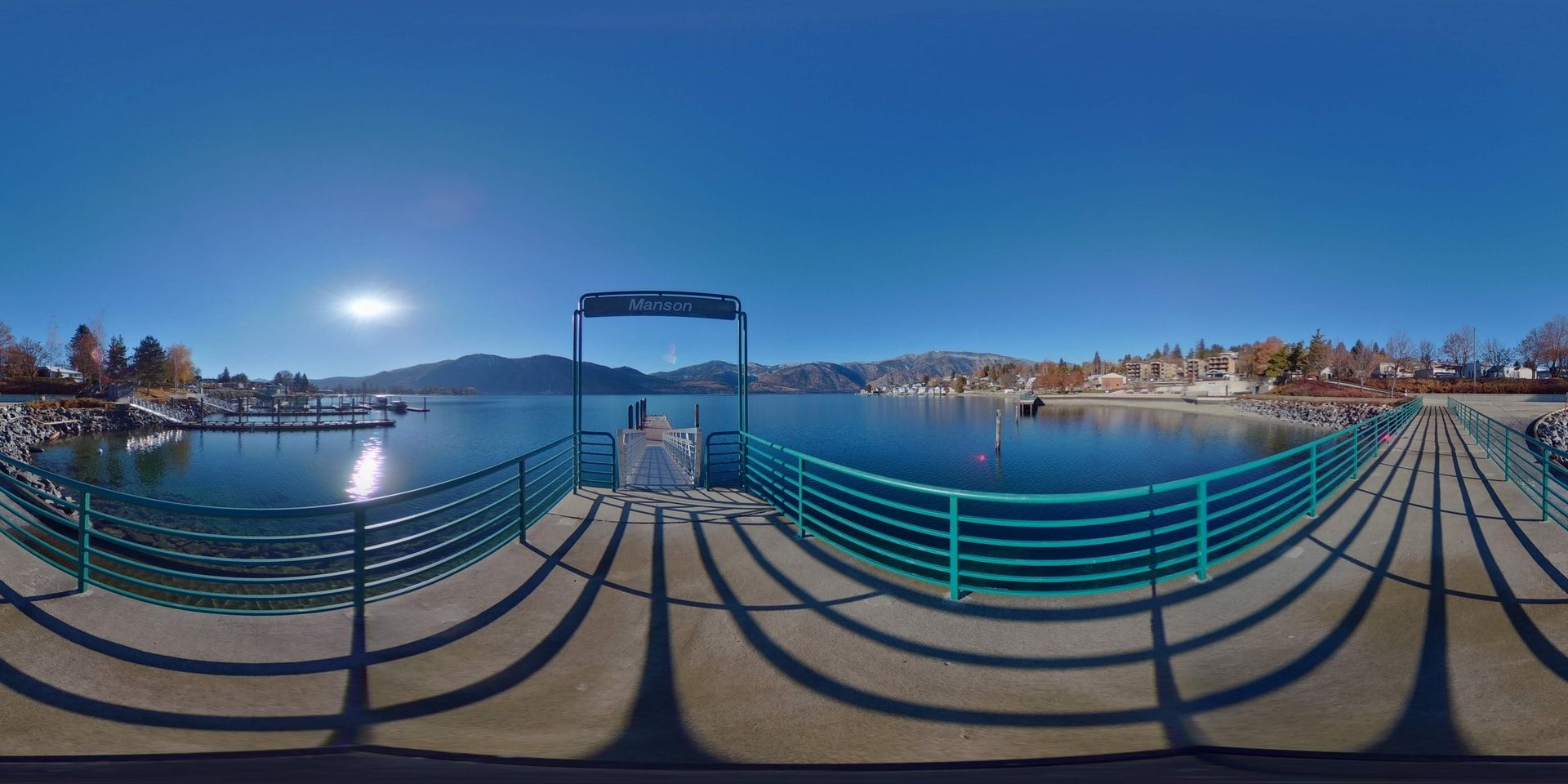 360 image of a pier