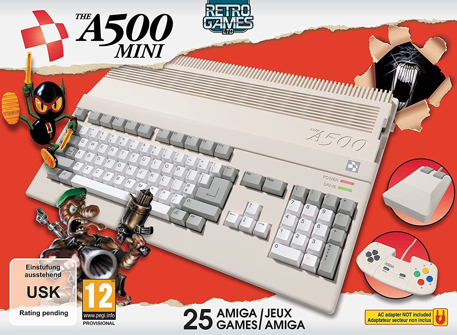 81f1T94o0NL AC SL1500 - Il leggendario computer Amiga 500 sta ottenendo un riavvio retrò