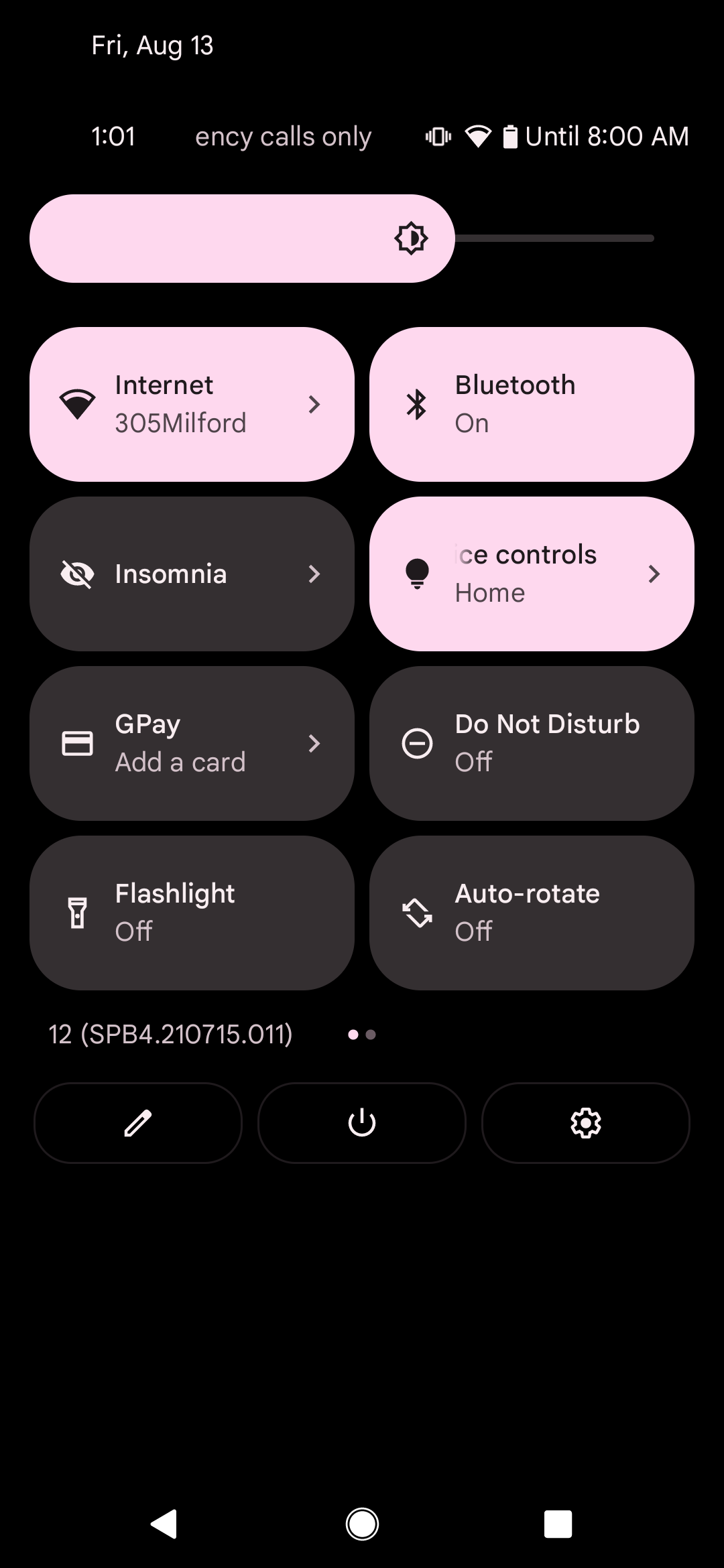 Android 12 Screenshot Quick Settings 1