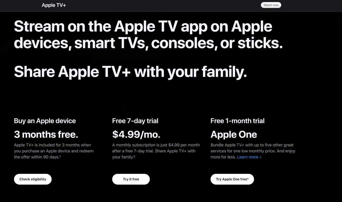 Apple TV Pricing US