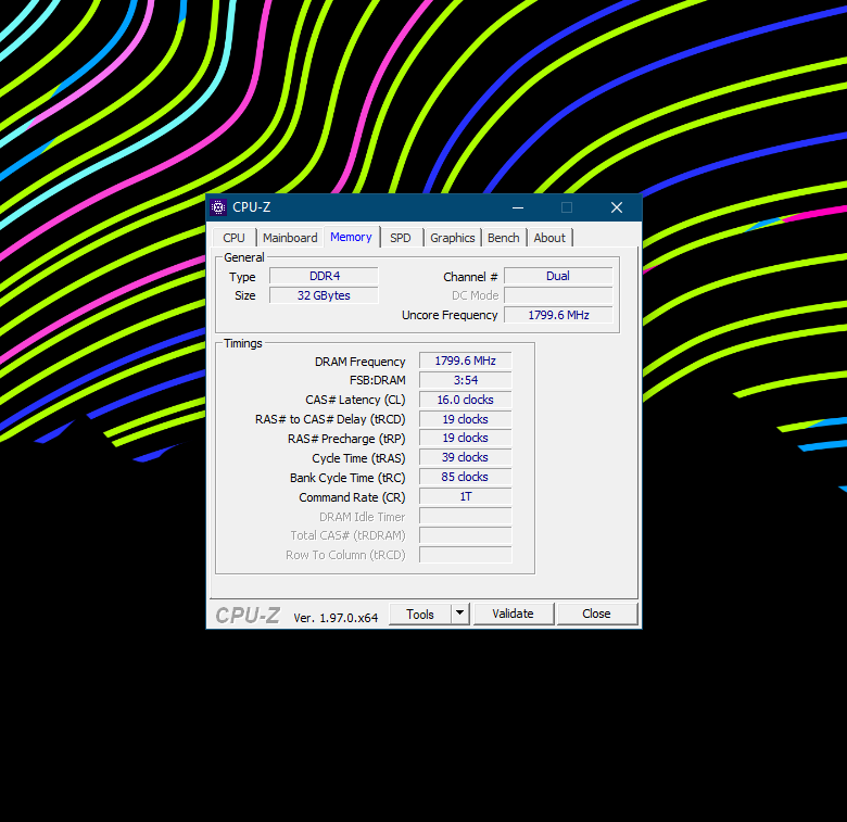 CPU Z RAM Speed Second Image