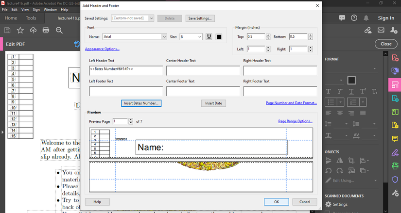 How to Add and Remove Bates Numbering on a PDF