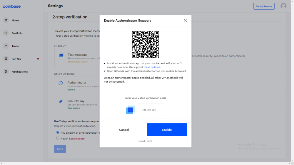 How To Protect Your Coinbase Account With Two Step Verification How To Protect Your Coinbase Account With Two Step Verification