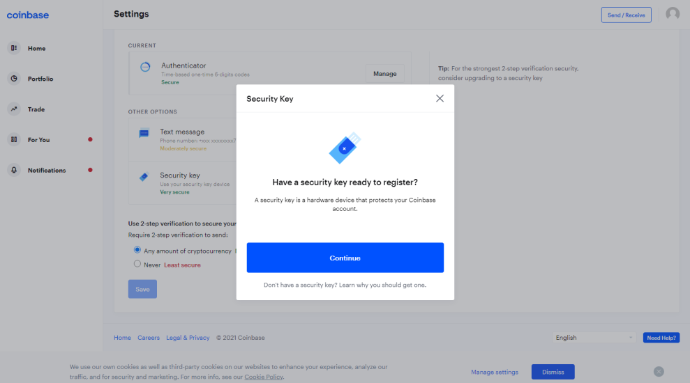 How To Protect Your Coinbase Account With Two Step Verification How To Protect Your Coinbase Account With Two Step Verification