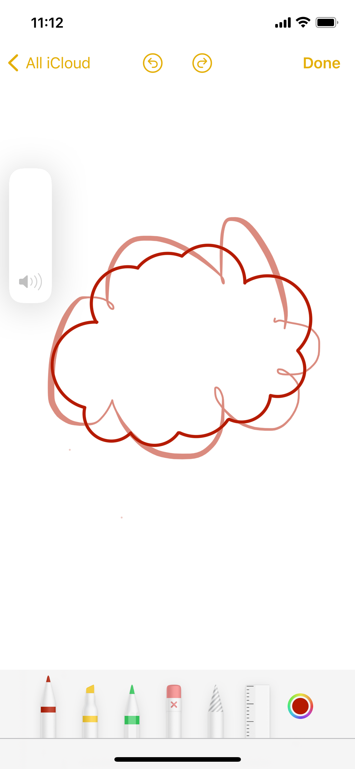 Drawing a perfect cloud in Markup
