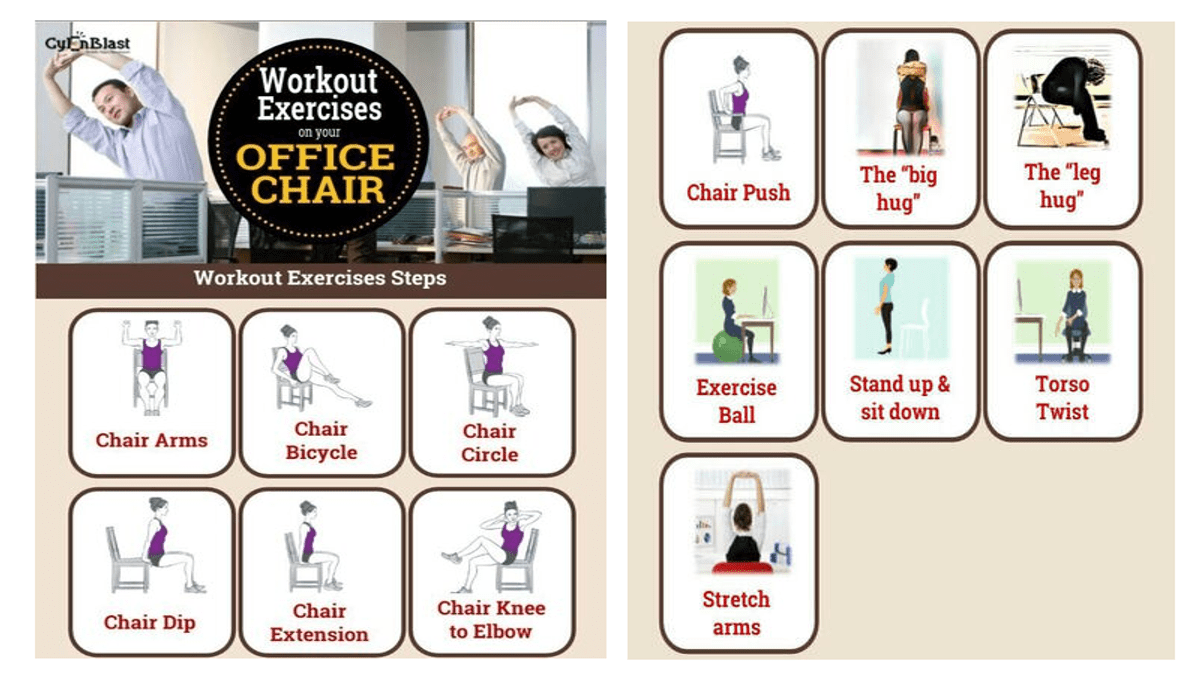 Easy Workout Exercises on Your Office Chair