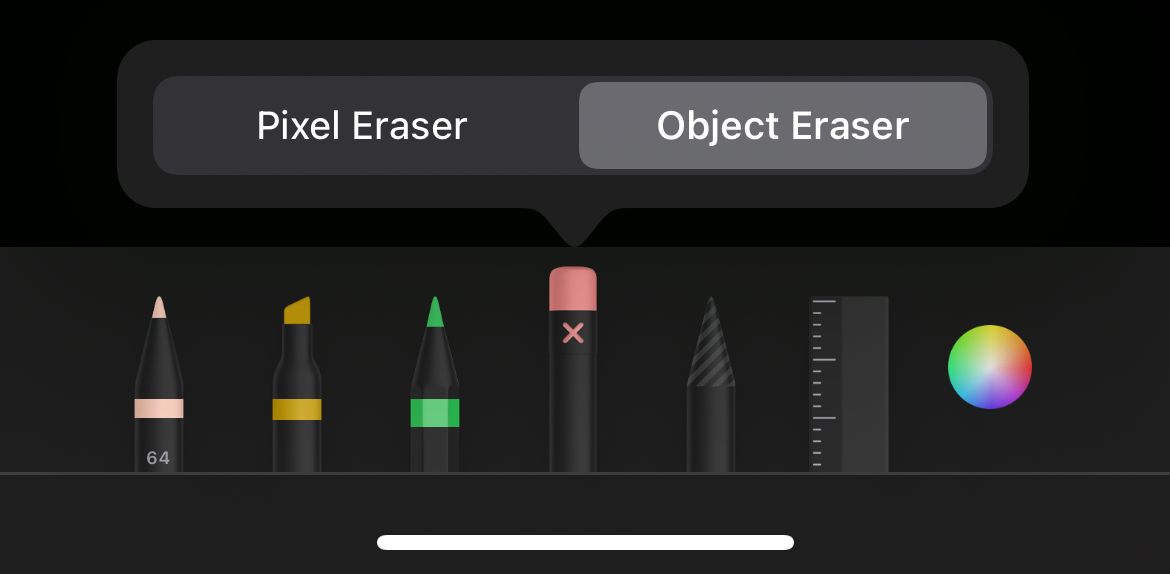Eraser Tool in Markup