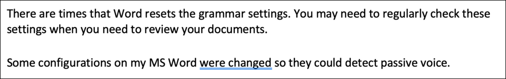 How to Detect Passive Voice Using Microsoft Word