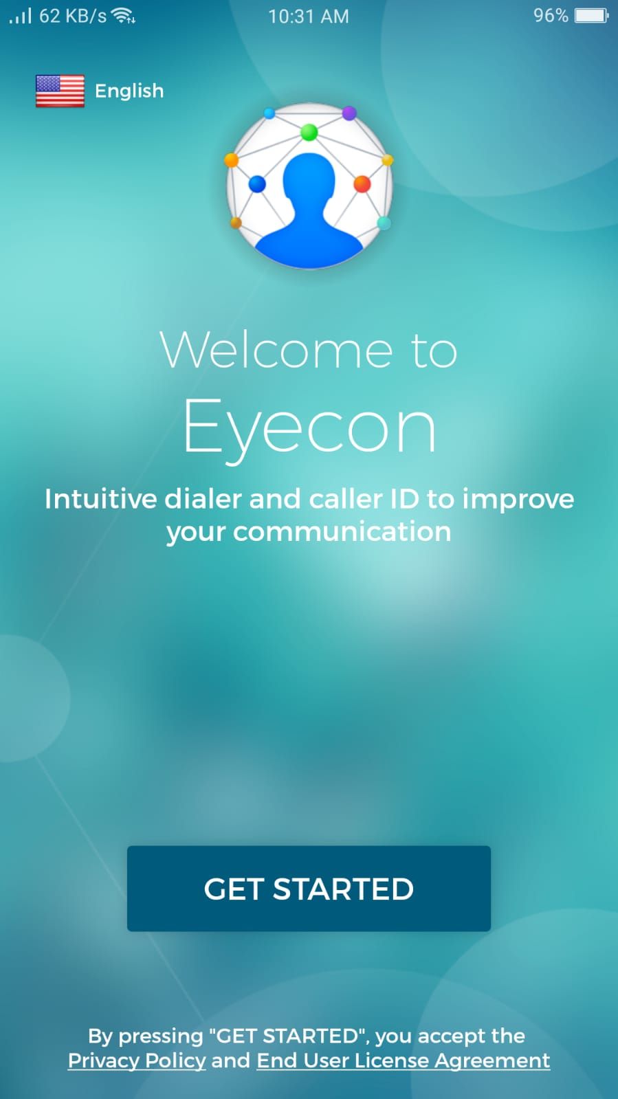 Eyecon - Get Started Page