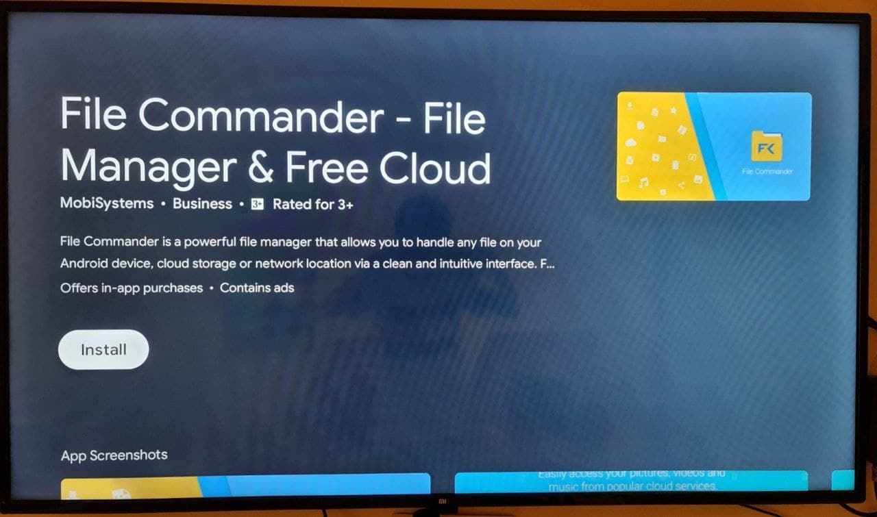 File Commander Android TV - Come caricare le app su Android TV