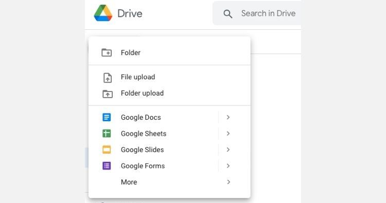Google Drive uploading files