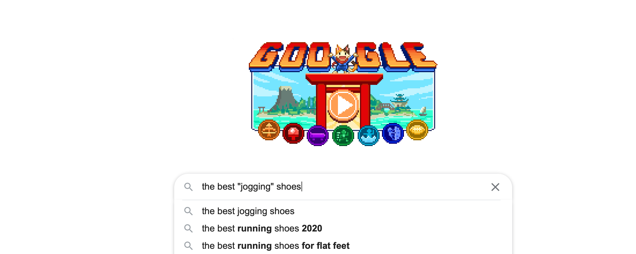 Google Quote Marks Screenshot