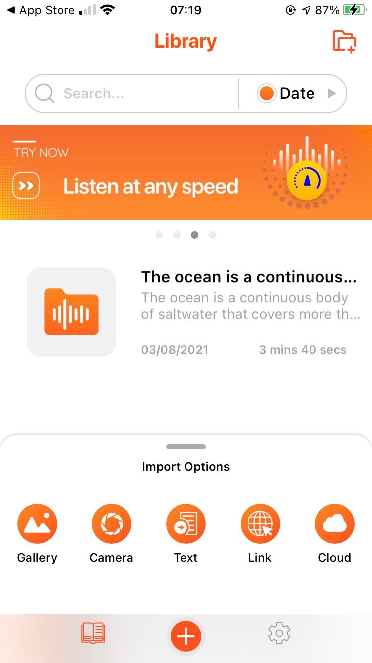 text to speech audio books library