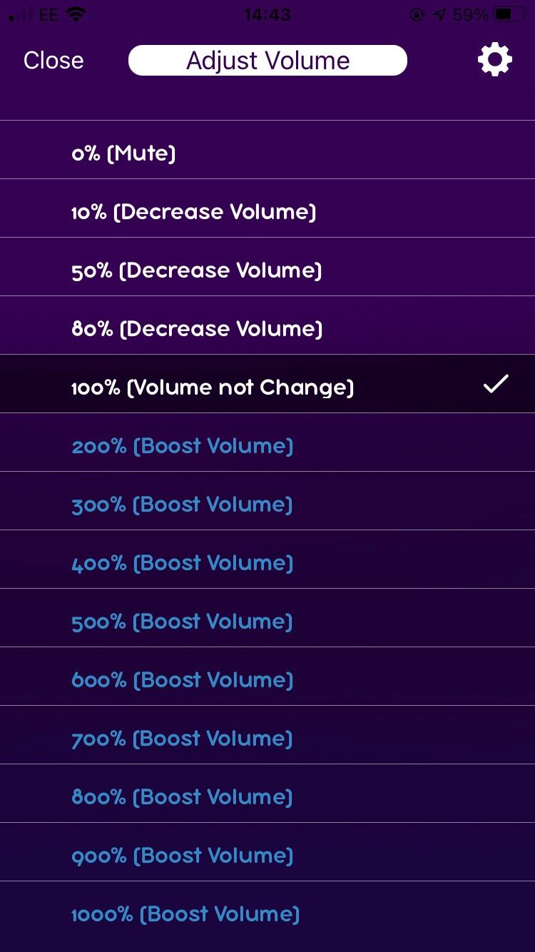 max volume booster adjust volume