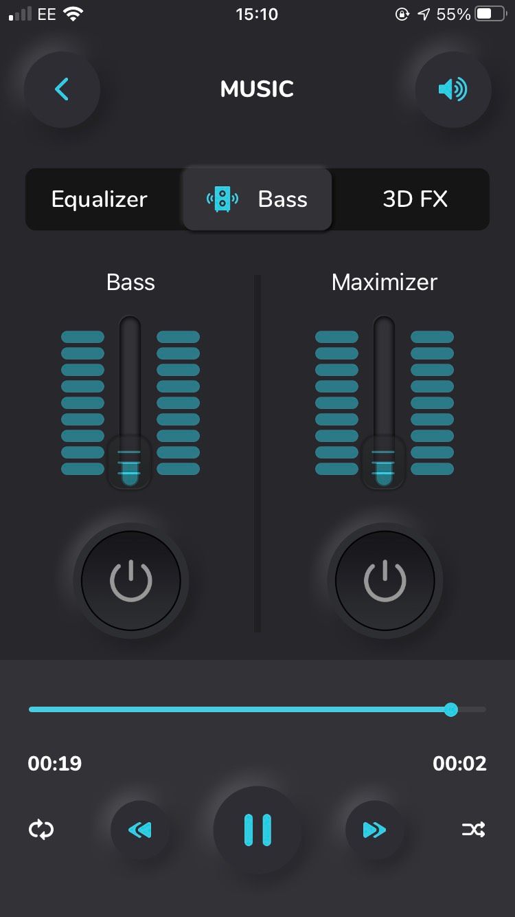 volume booster equalizer bass