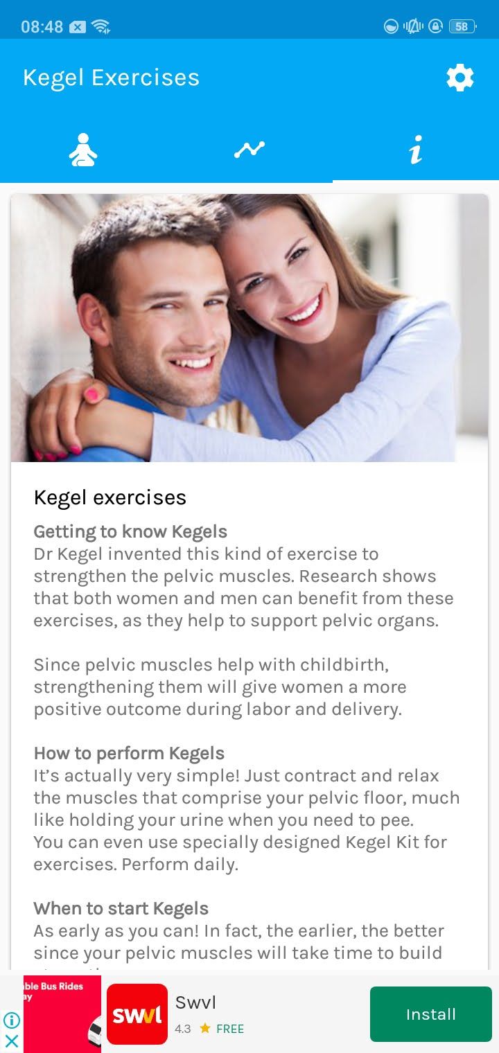 Kegel exercises info