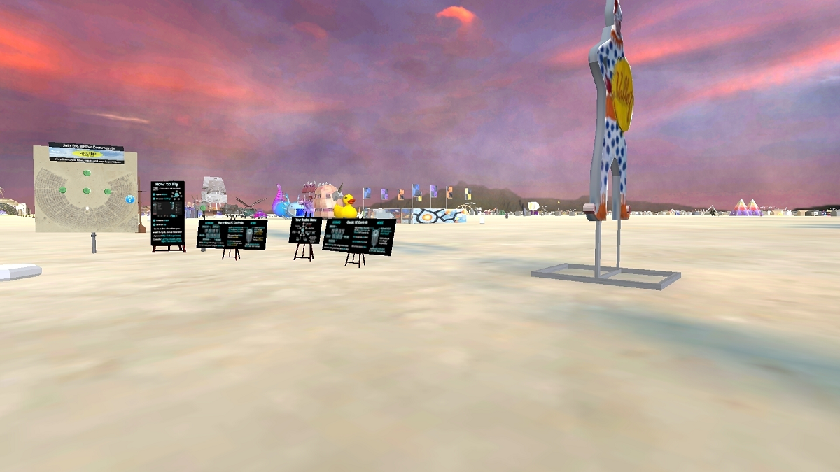 The 2021 virtual Burning Man world