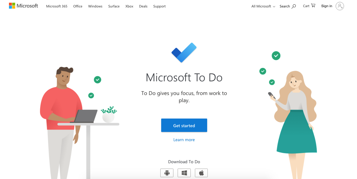 Microsoft To Do Website